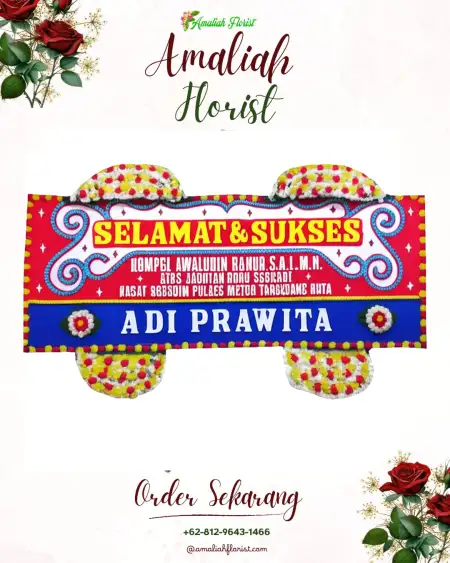 Papan Bunga Ucapan Selamat Pasurenan